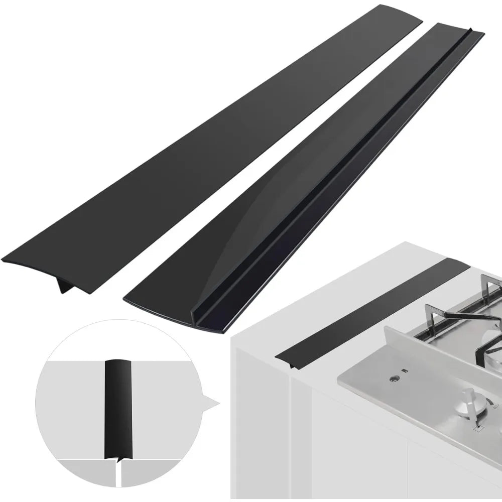 Silicone Stove Gap Covers (2-Pack) — Stop Crumbs Between Stove and Counter