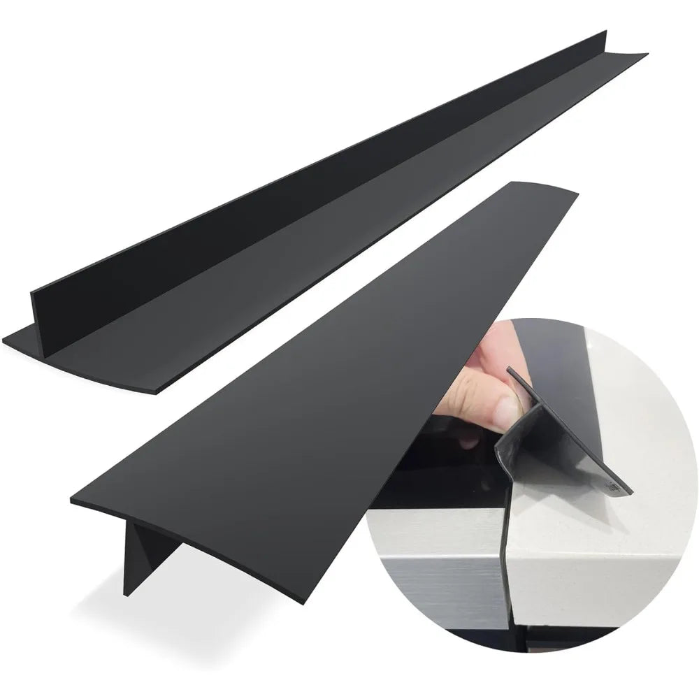 Silicone Stove Gap Covers (2-Pack) — Stop Crumbs Between Stove and Counter