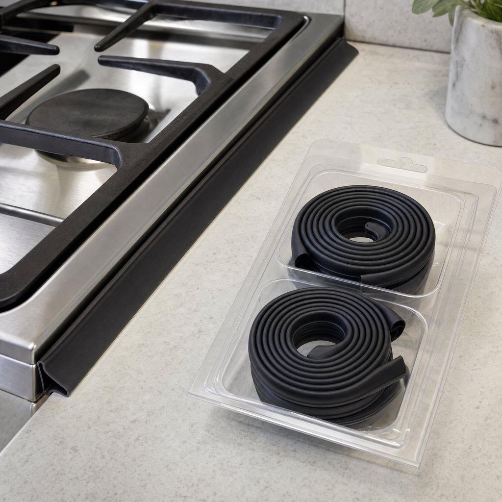 Silicone Stove Gap Covers — Stop Crumbs Between Stove and Counter