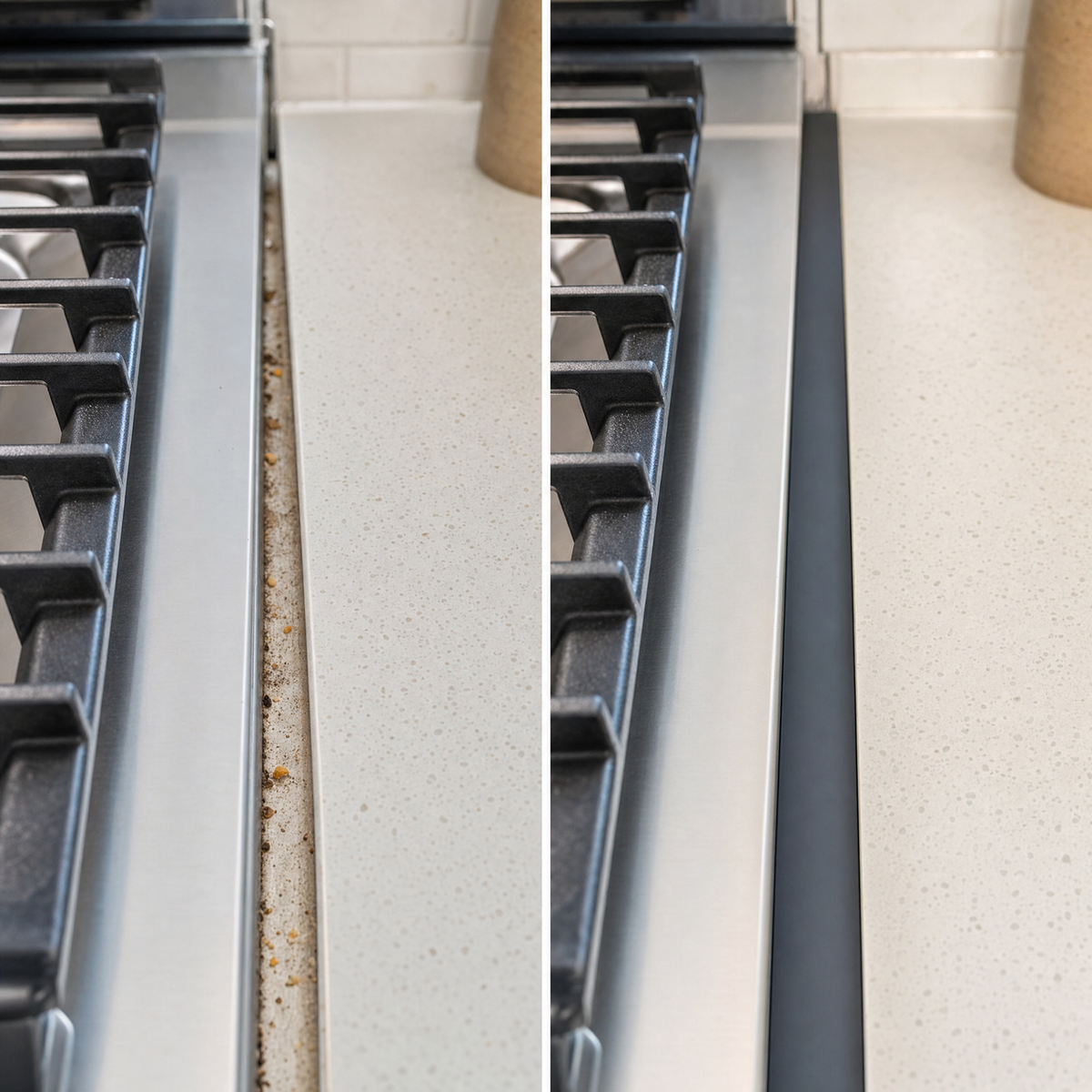 Silicone Stove Gap Covers — Stop Crumbs Between Stove and Counter